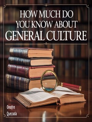 cover image of how much do you know about general culture